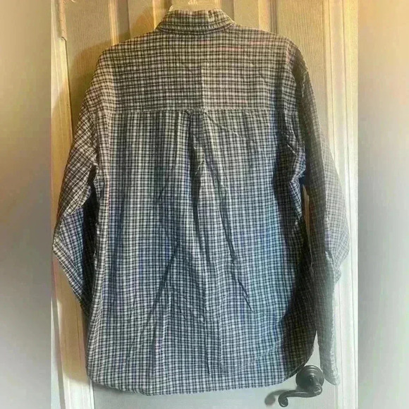 Columbia Mens long sleeve blue plaid button down shirt size Large - Picture 8 of 9
